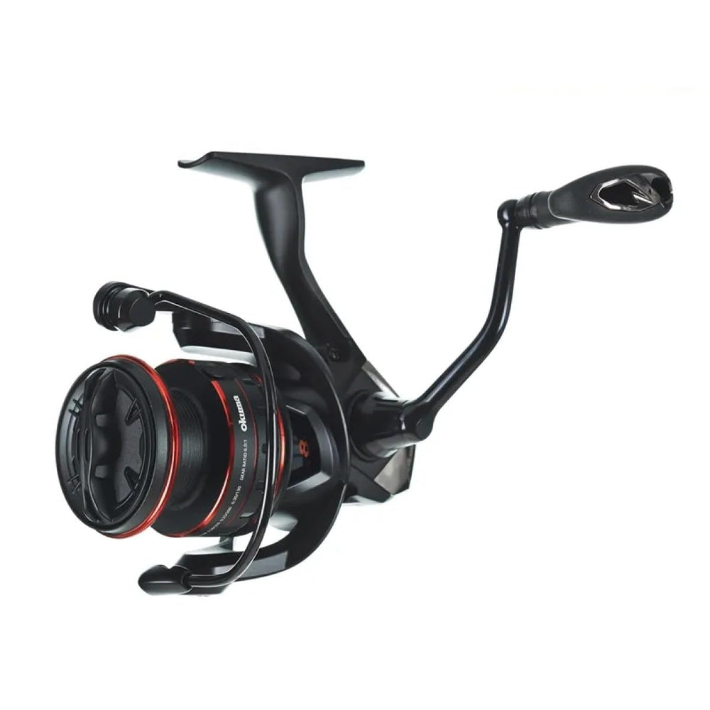 Okuma Ceymar HD 5000 spool and handle reveals sturdy aluminum components for longevity