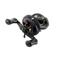 Okuma Citrix 350 baitcasting reel front view highlighting carbonite drag power.
