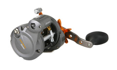 Okuma CW-203DLX side profile highlights balanced frame for long retrieves