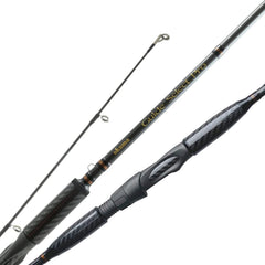 OKUMA GSP-S-761M rod front view highlights versatile fishing setup.
