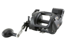Okuma MA-30DLXT Magda Linecounter Reel left-hand black close-up