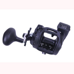 Okuma MA-30DLXT Magda Linecounter Reel graphite frame left side view