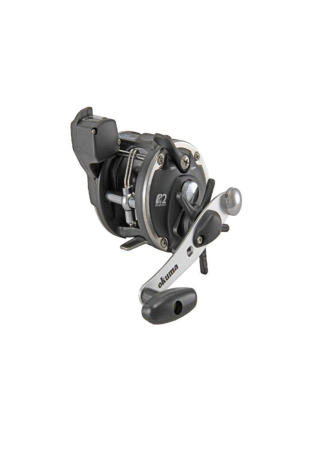 Okuma Magda Pro DXT level-wind guide keeps line accurate during retrieves