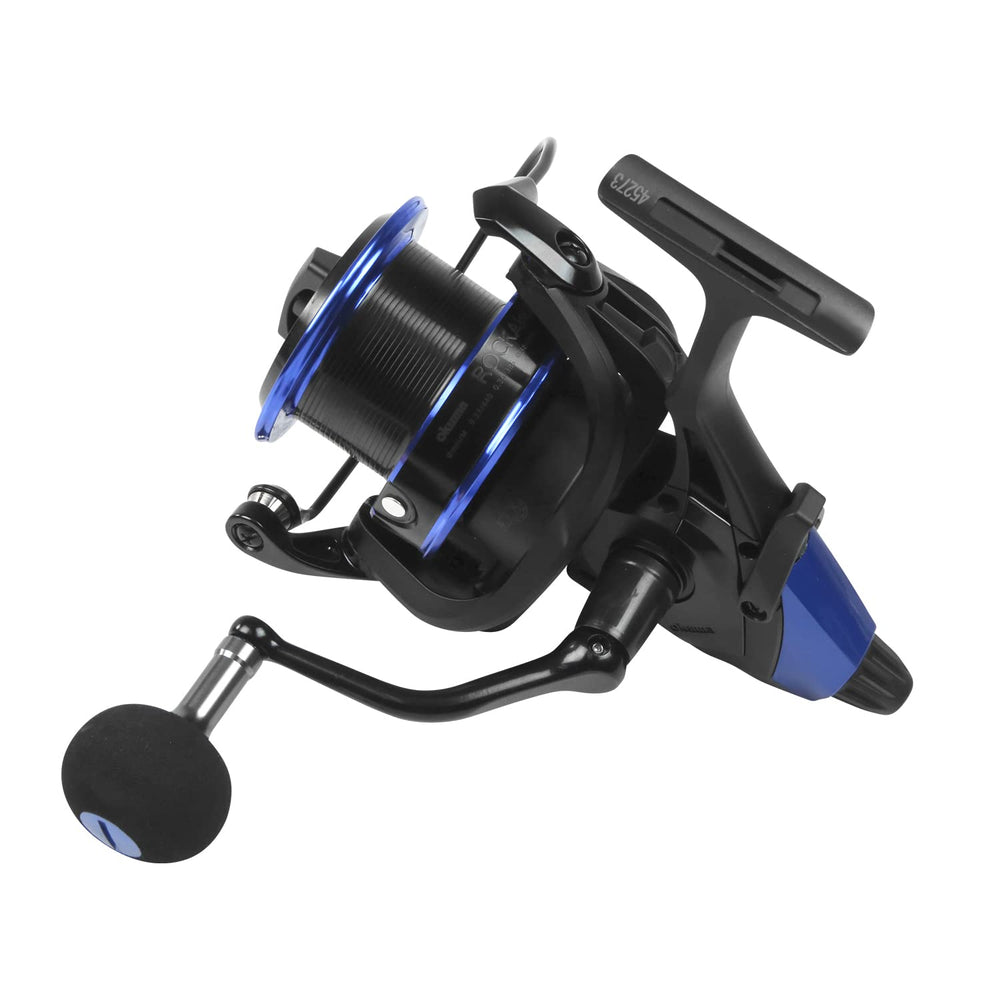 Okuma Rockaway 35-lb drag model highlighting strong stopping power for big waves