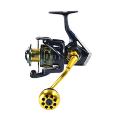 Okuma Salina 4000HA drag system close-up emphasizes smooth stopping power