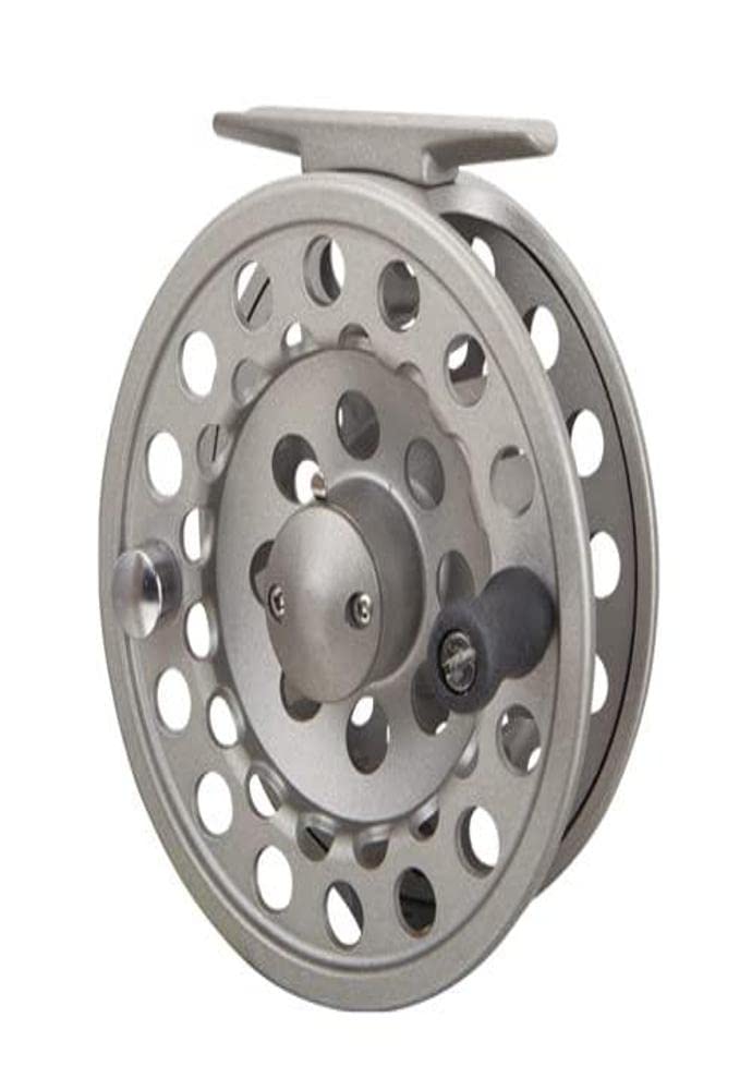 OKUMA SLV-56b reel close-up highlights the diecast alumilite frame for durable performance