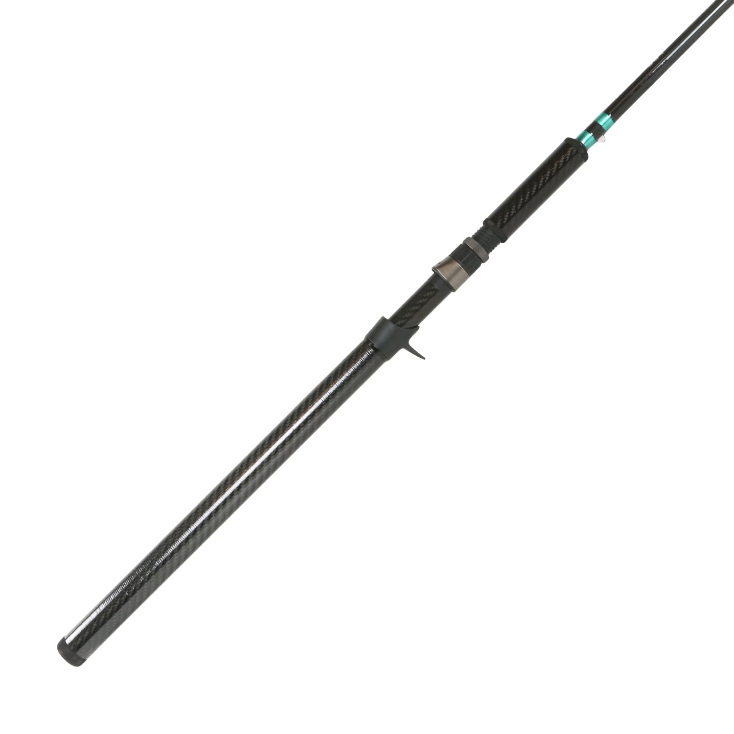 OKUMA SST-C-1062H-SE-CGa rod guides with deep press frames resist braid wear