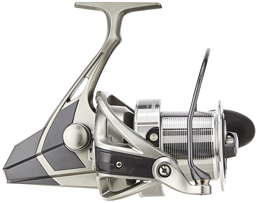 OKUMA Surf-8K tapered spool close-up emphasizing reduced resistance and smoother retrieves.