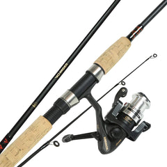 Okuma Voyager 6ft graphite rod ready for portable freshwater fishing.