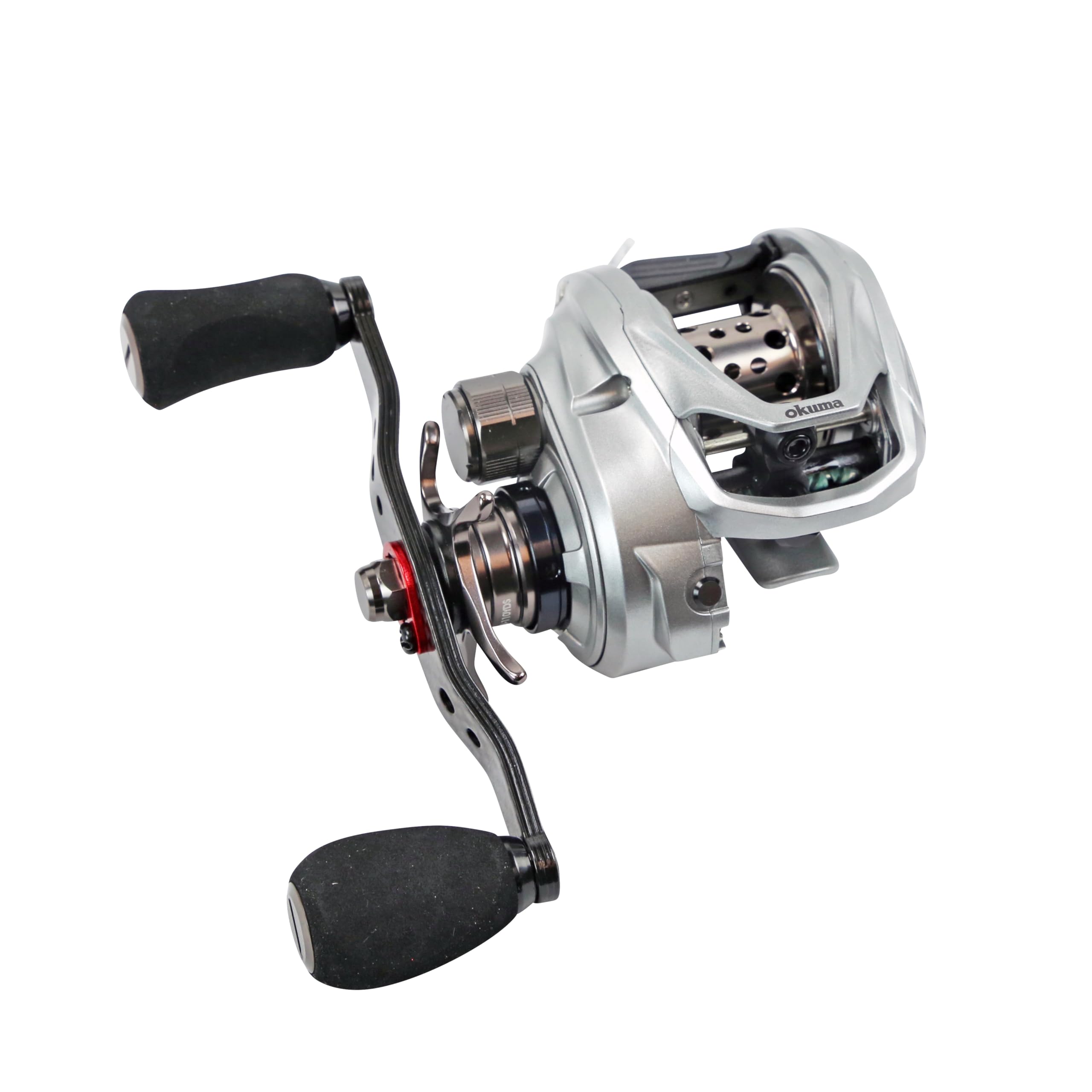 Okuma X-Series quick-set anti-reverse aids instant hooksets with minimal play.