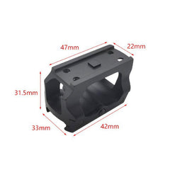 OkYass heightening bracket with 1.93 inch center height for Aimpoint T2.
