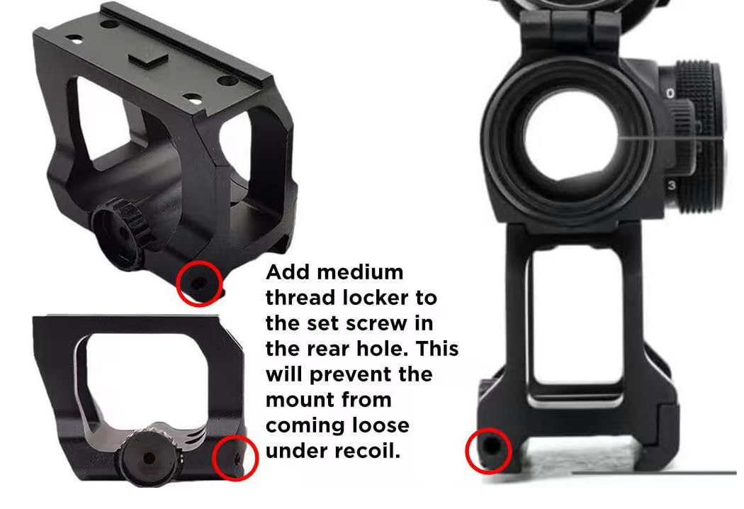 OkYass QD scope riser aligns red dot quickly and securely.
