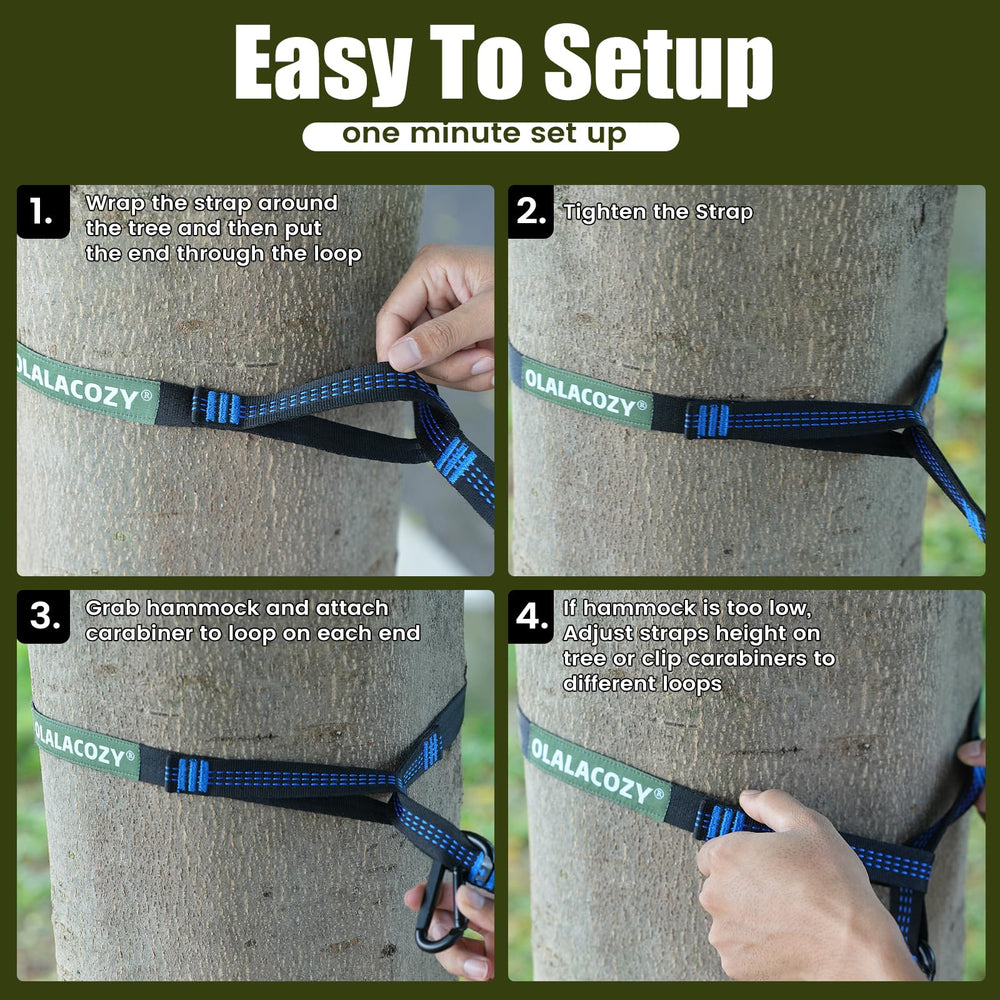 OLALACOZY camping hammock machine washable for simple cleaning