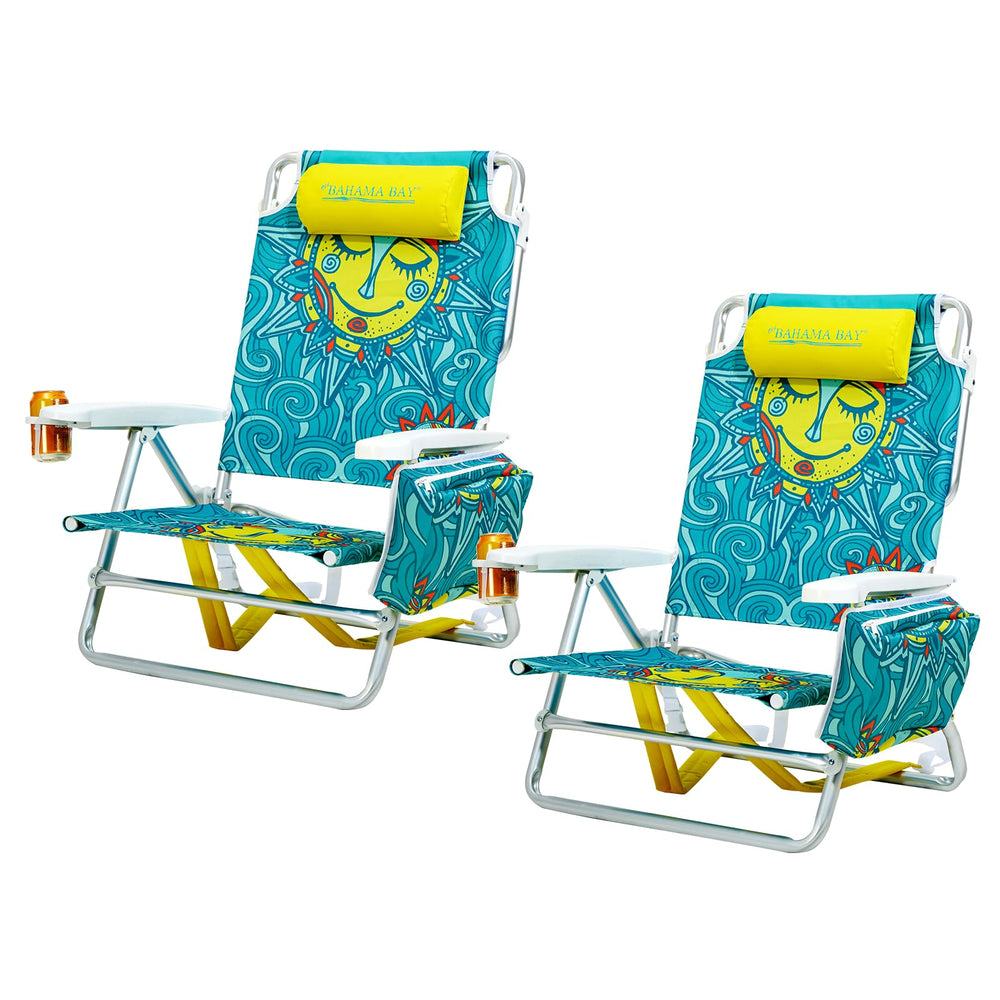 Old Bahama Bay chair folding design for easy transport on sand.