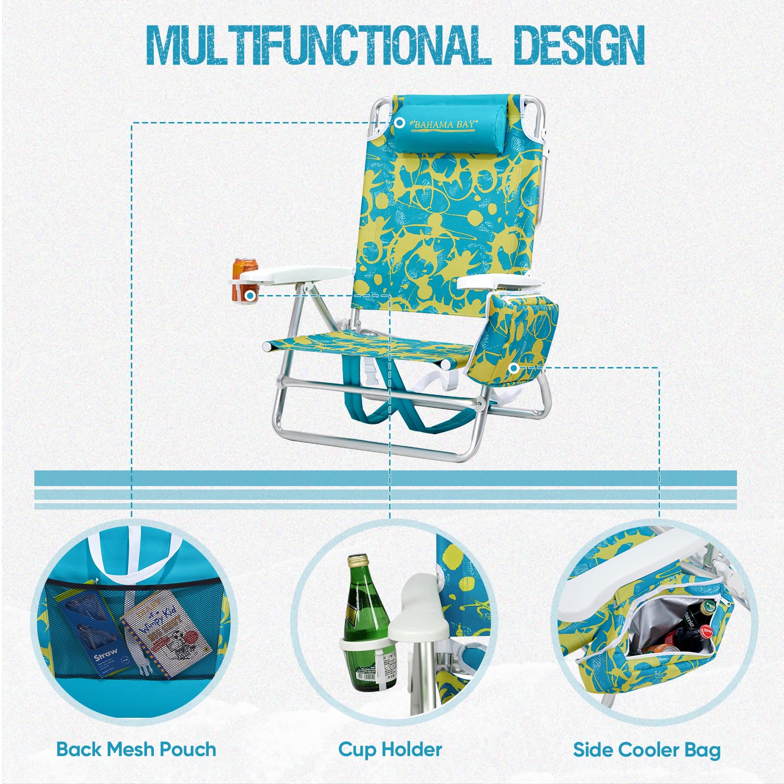 Old Bahama Bay chair is lightweight yet roomy for easy outdoor lounging