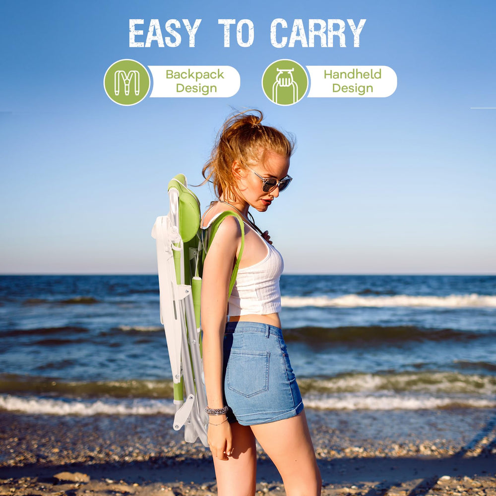 Old Bahama Bay backpack beach chair rust proof tubes for saltwater environments