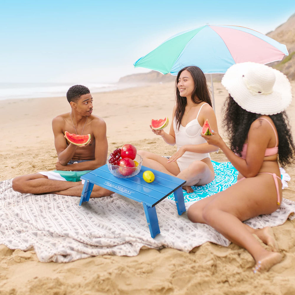 Old Bahama Bay compact storage-ready table for easy stowaway