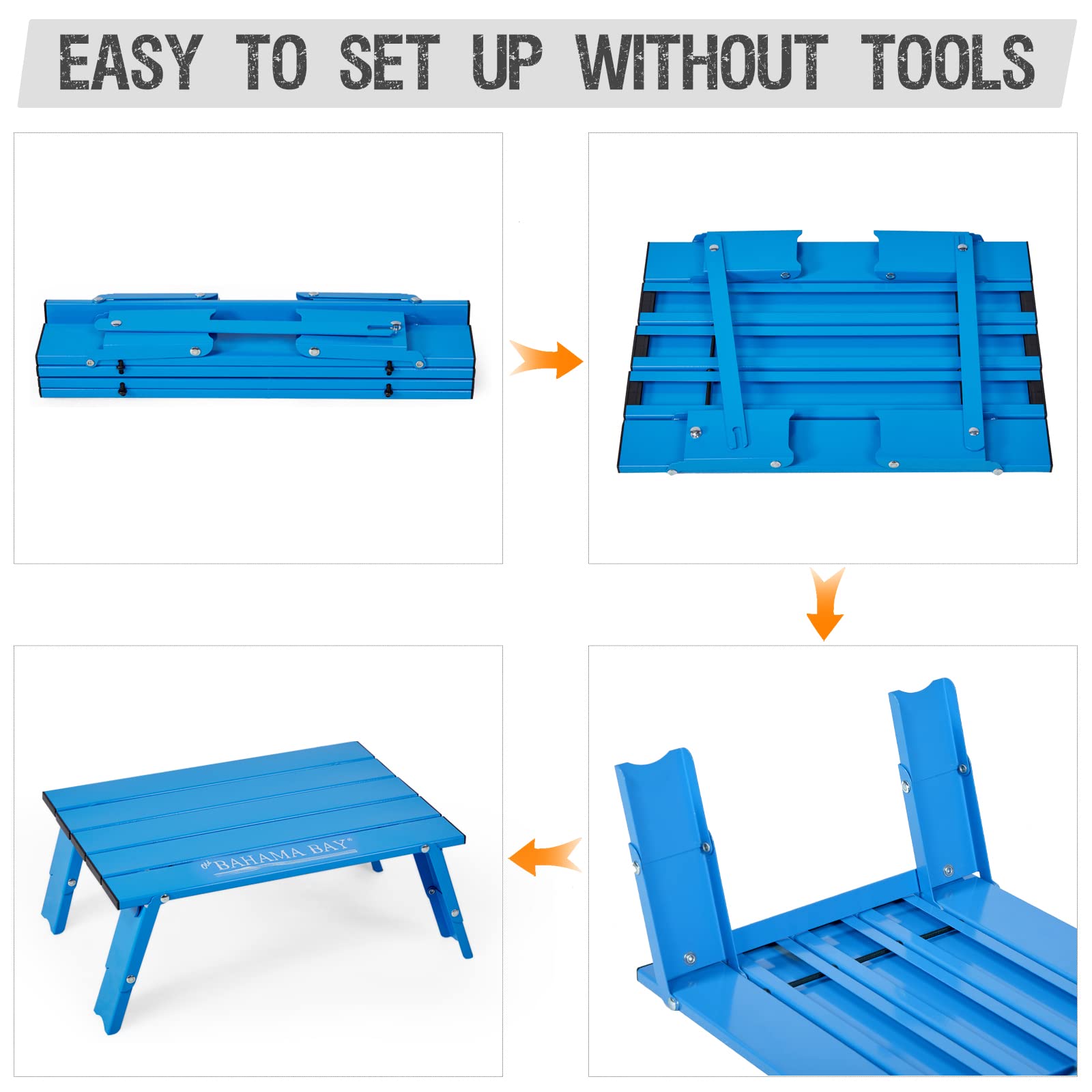 Old Bahama Bay quick tool-free assembly in seconds