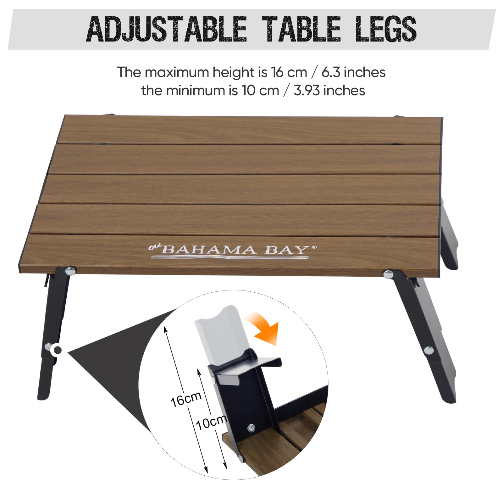 Old Bahama Bay ultralight mini table lightweight aluminum construction