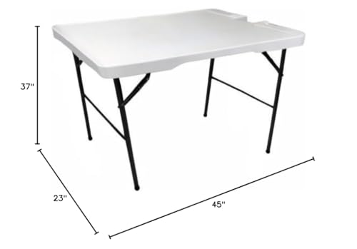 Old Cedar Outfitters cleaning table cutouts to organize tools and accessories within reach