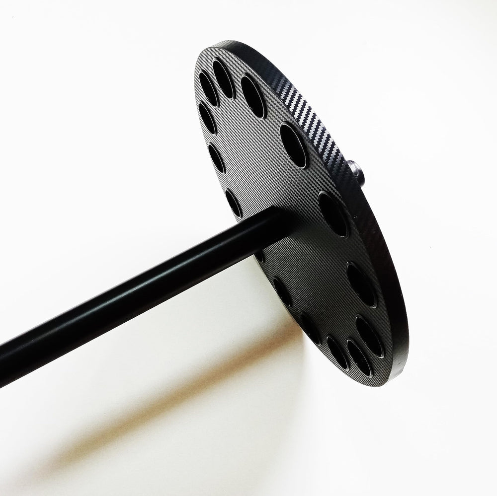 Inside view displaying organized rod and reel storage
