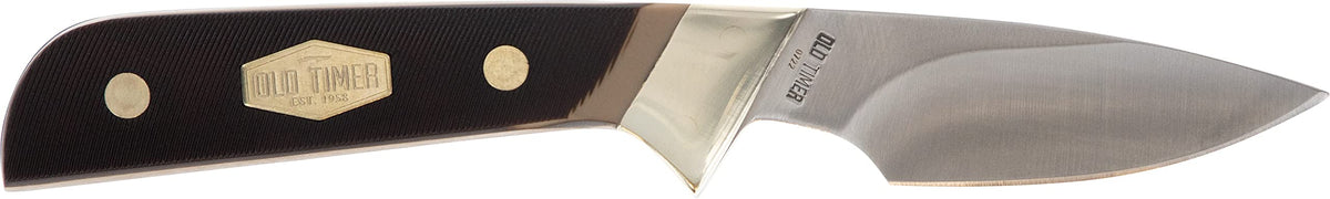 Old Timer 156OT Lil’ Finger fixed blade knife with sawcut handle and belt sheath