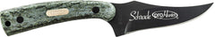 Full tang construction and clip-point skinner blade