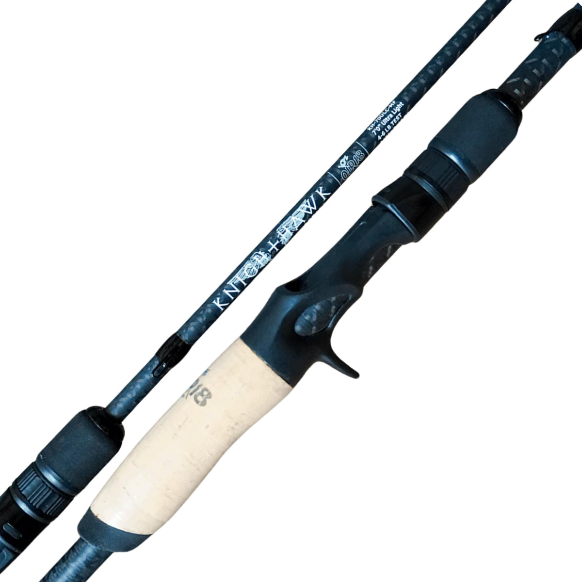 OLD18 Knighthawk 40ton graphite blank with X-Wrap for sensitive casts and accuracy.