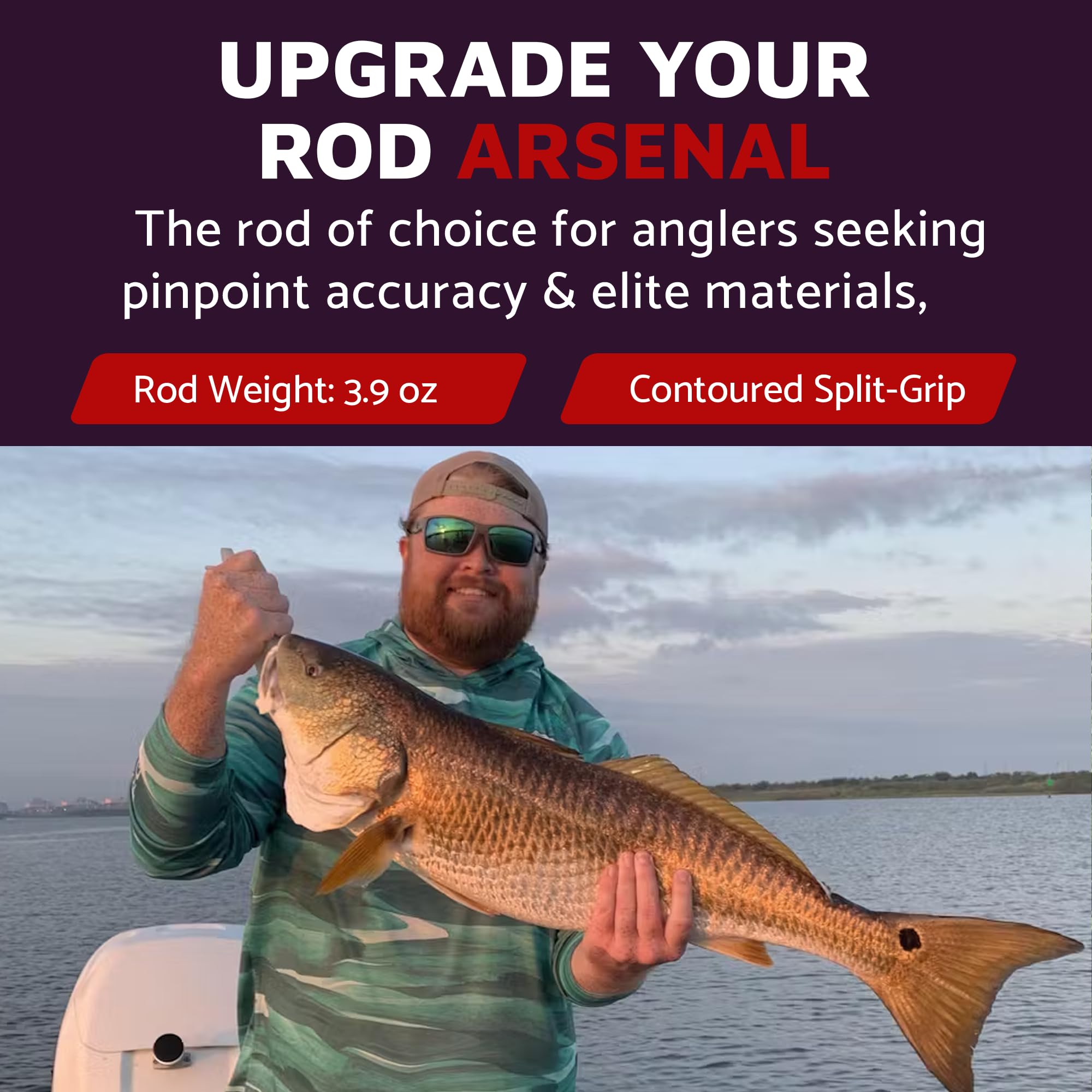 OLD18 Knighthawk one-piece construction boosts sensitivity and strength.