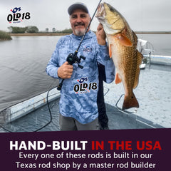 OLD18 one-piece design delivers strong backbone and loading.