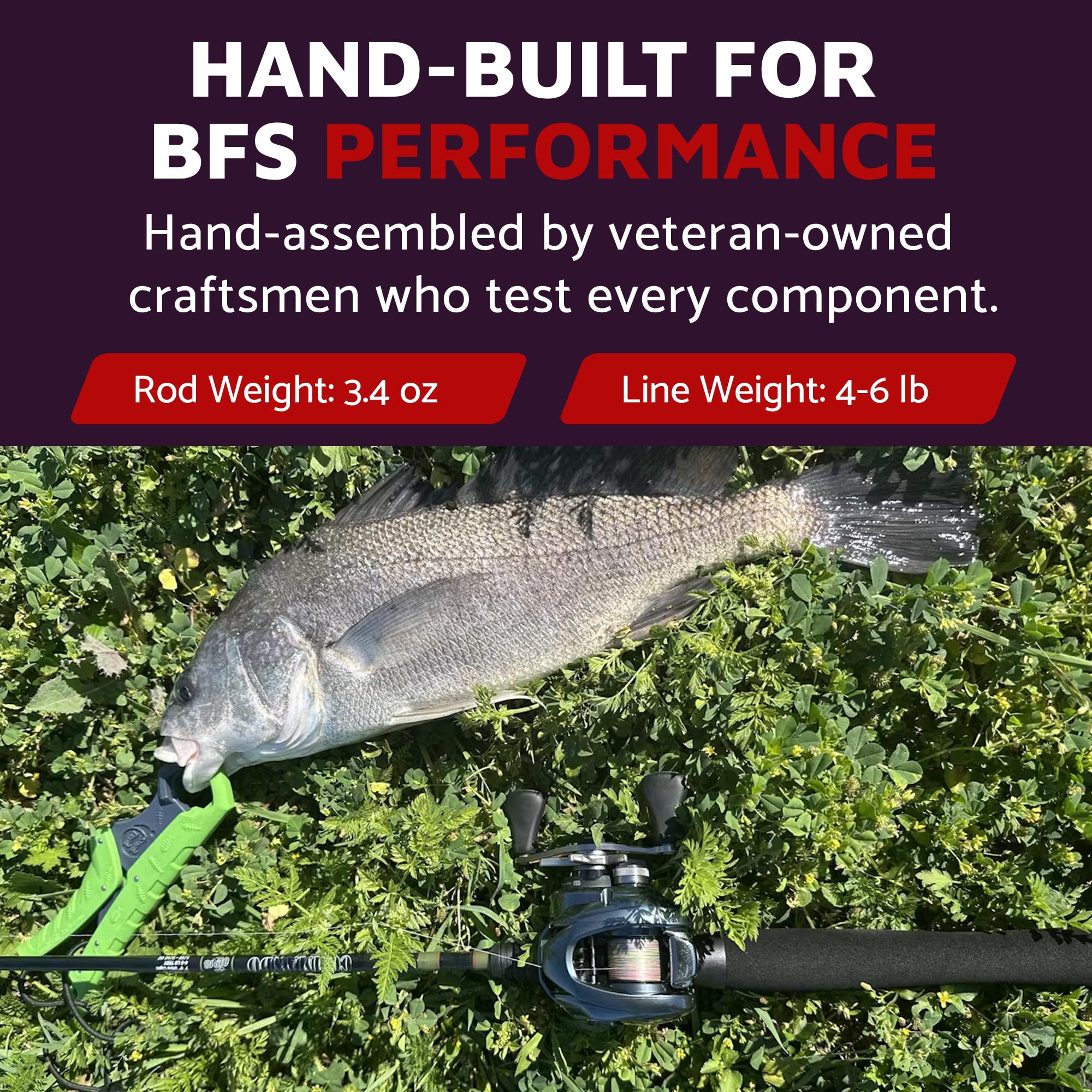 OLD18 precision BFS casting with micro-jigs and light lures.
