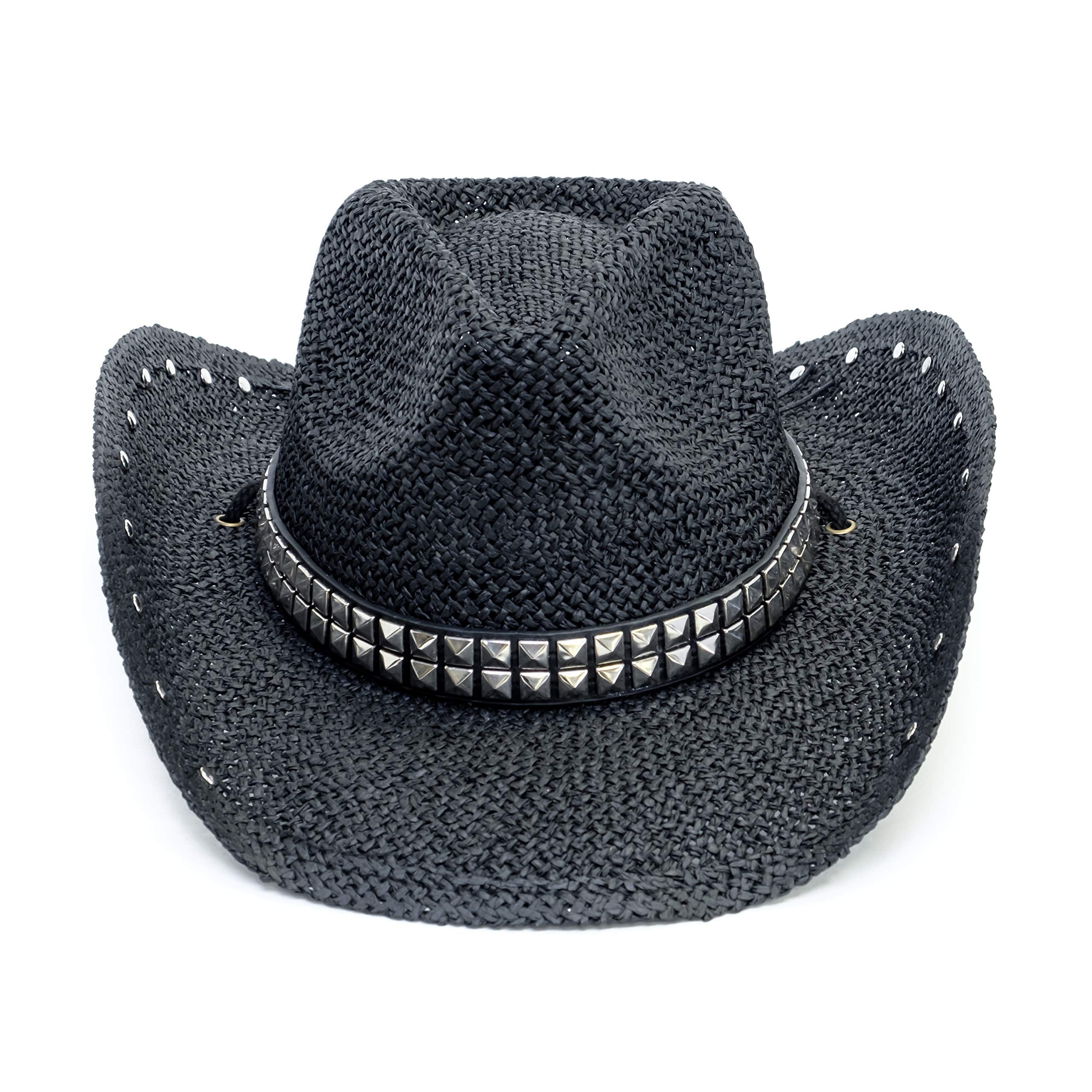 Old Stone Quality straw hat with pinched front brim for a stylish western look.