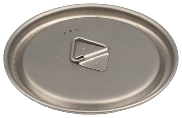 Olicamp Titanium Space Saver mug steam holes enable venting during boiling.