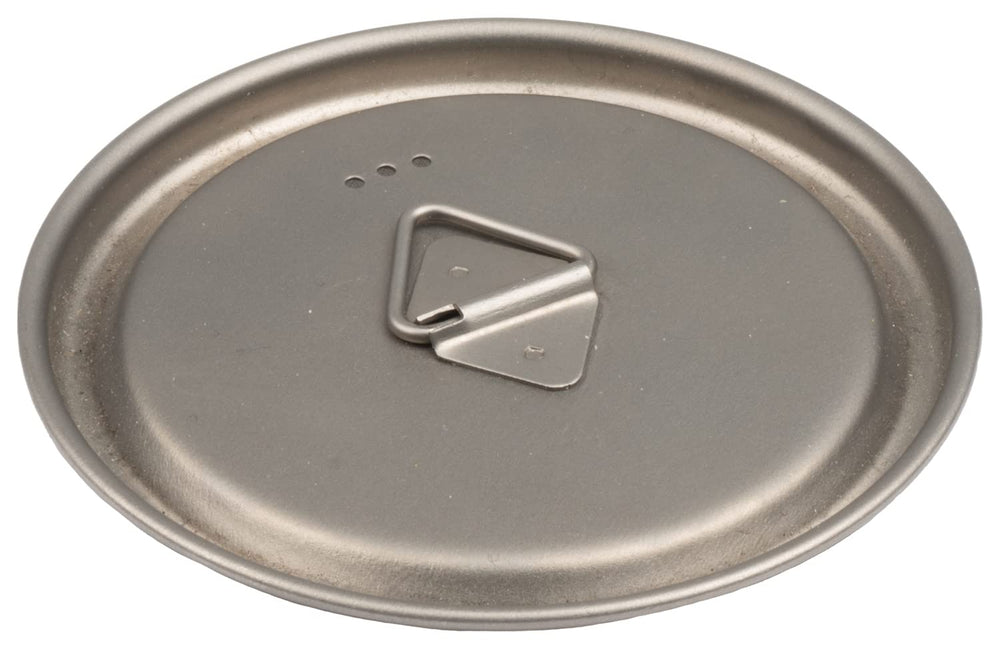 Olicamp Titanium Space Saver mug steam holes enable venting during boiling.