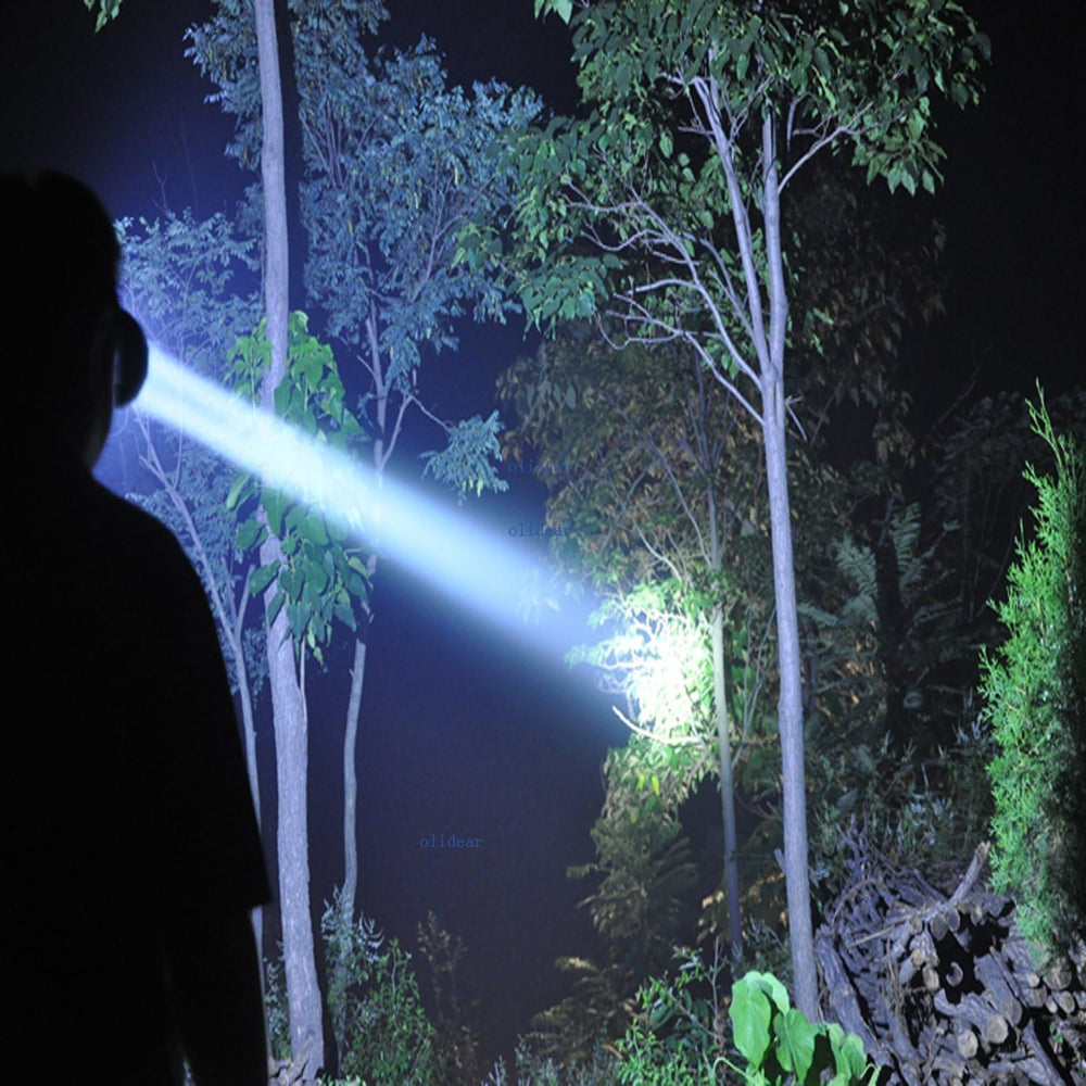 OLIDEAR headlamp includes elastic headband for secure wear.