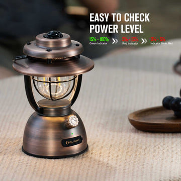 OLIGHT Olantern Classic 2 Pro vintage copper finish decor-ready lantern