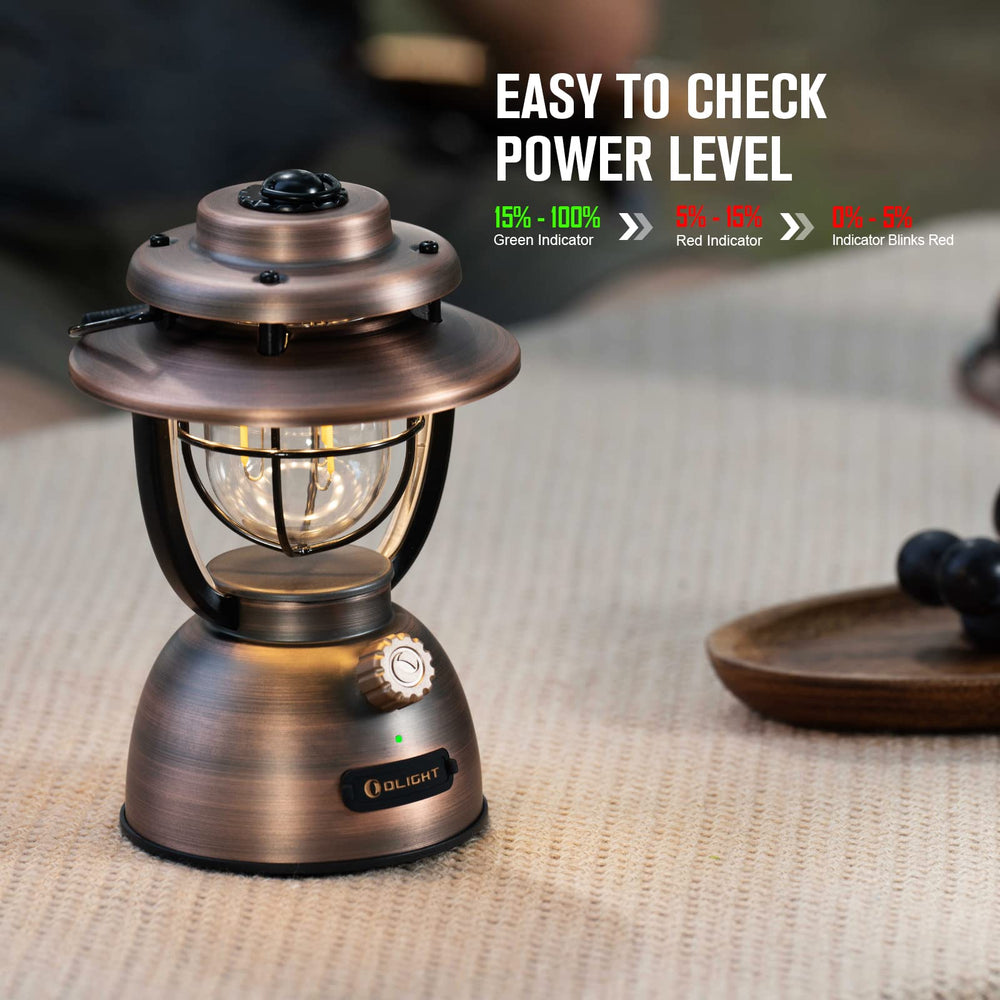 OLIGHT Olantern Classic 2 Pro vintage copper finish decor-ready lantern