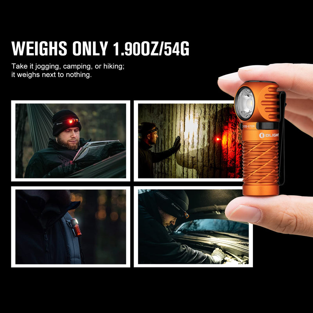 OLIGHT Perun 2 Mini power indicator display for planning usage