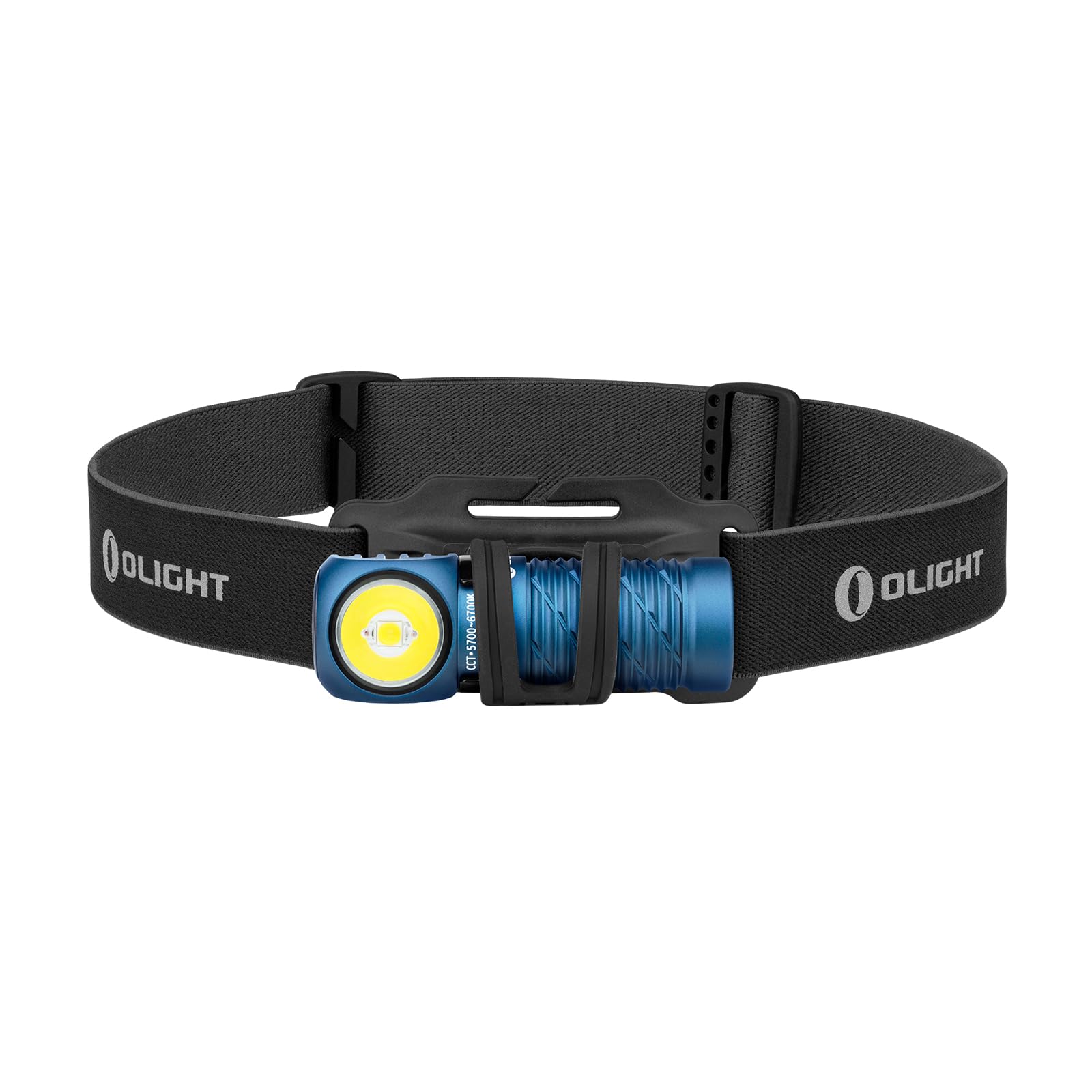 OLIGHT Perun 2 Mini front view shows compact design for work and camping.
