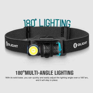 OLIGHT Perun 2 Mini magnetic work-light mode on a metal surface