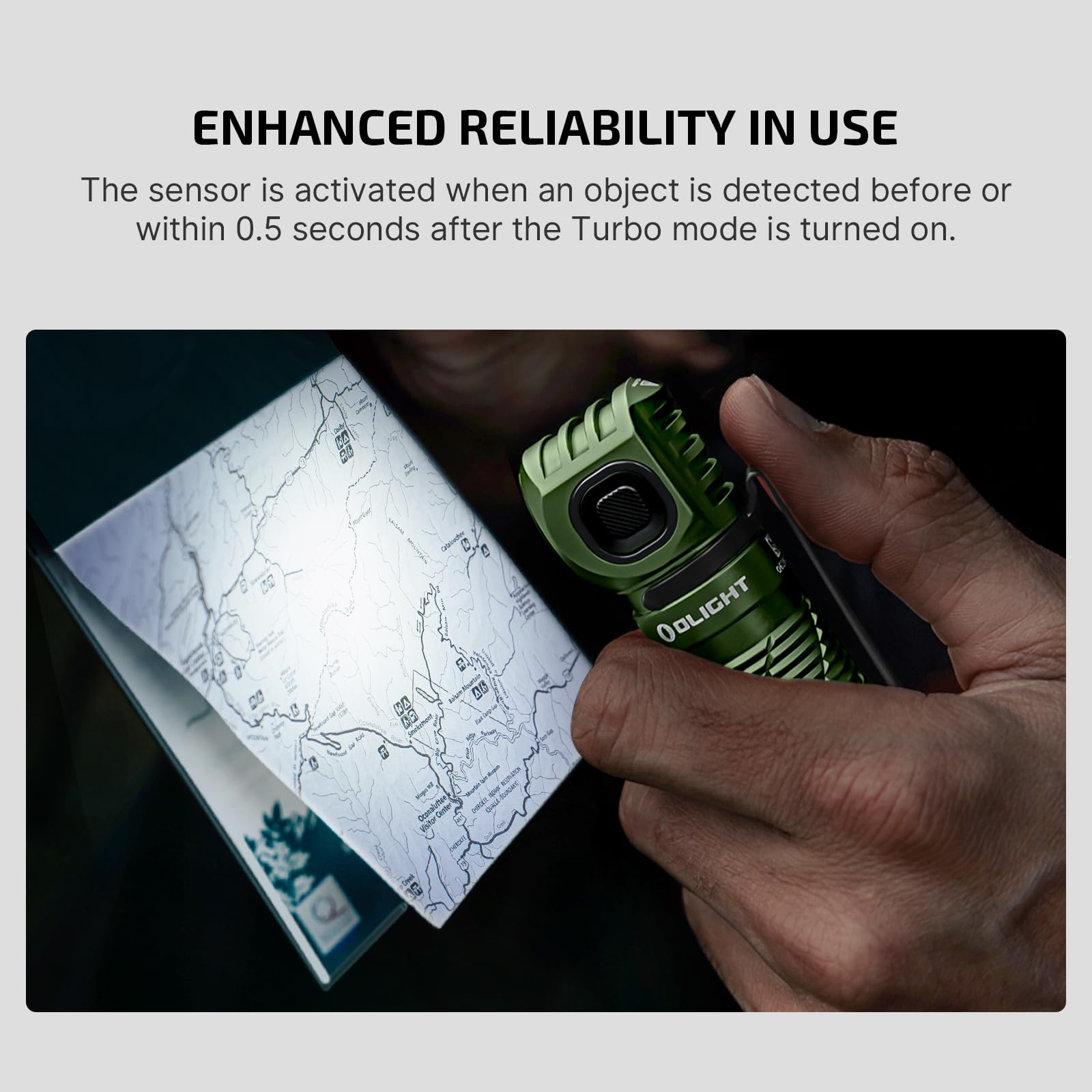 OLIGHT Perun 3 IP68 waterproof and dustproof rugged design