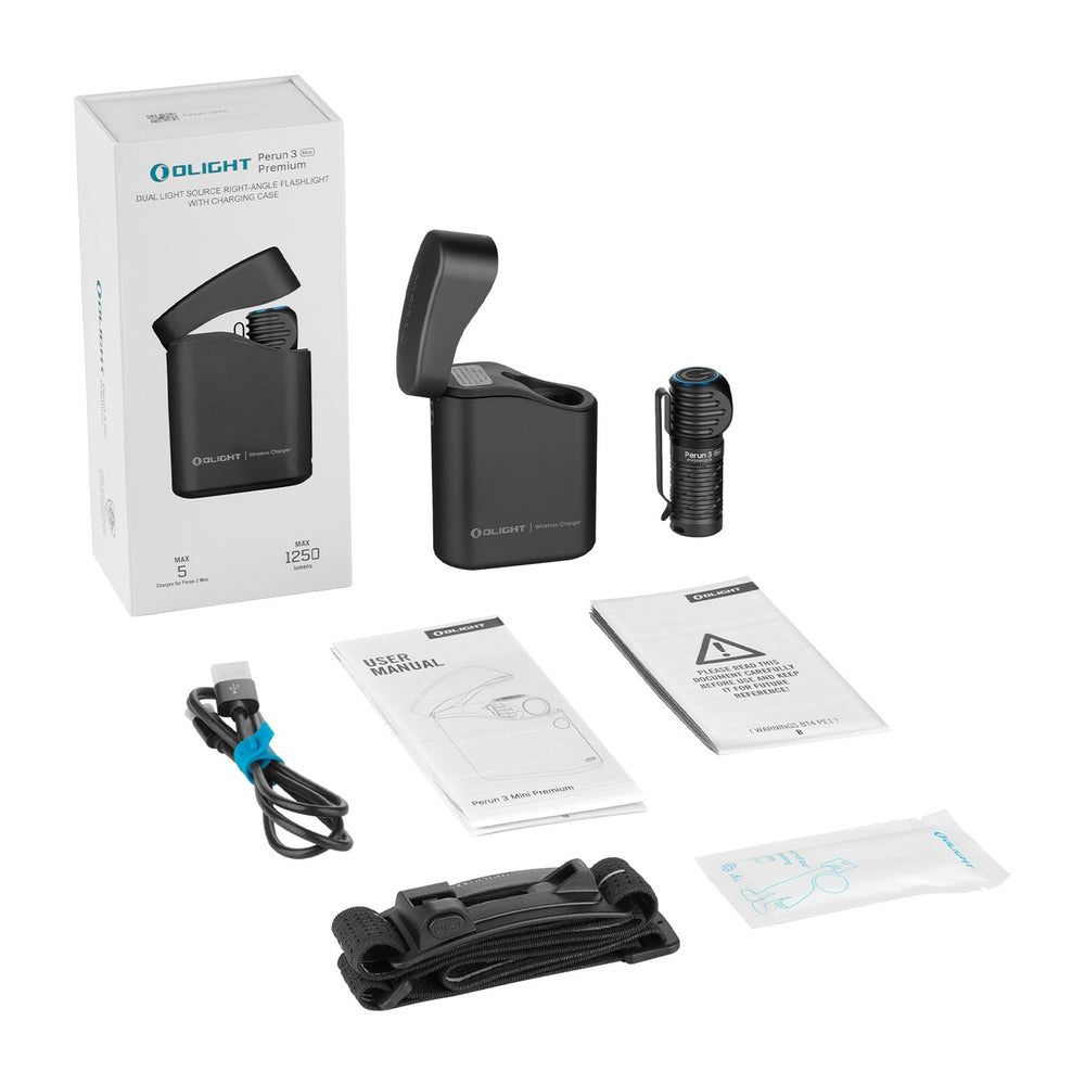 OLIGHT Perun 3 Mini long runtime up to 60 days between charges.