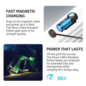 OLIGHT Perun 3 Mini quick detach bracket for versatile use