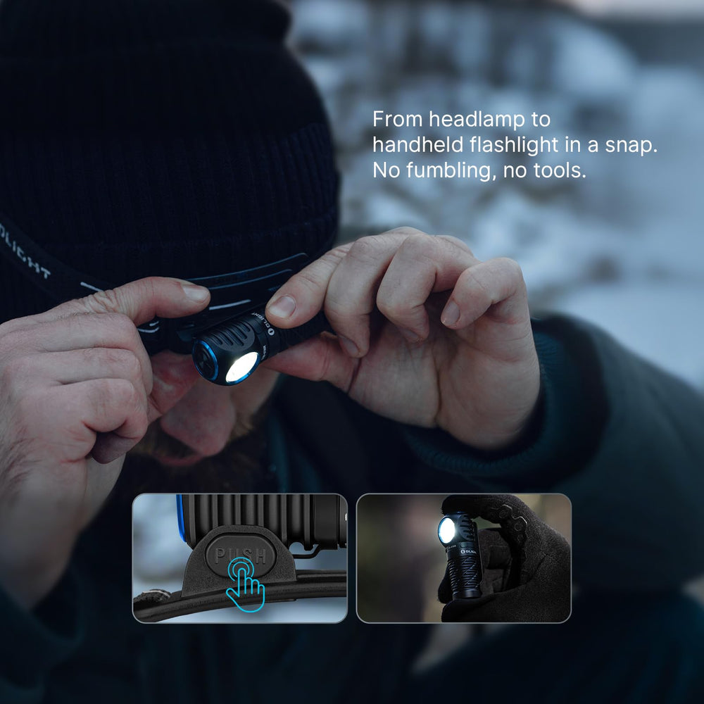 OLIGHT Perun 3 Mini breathable headband with anti sweat strip
