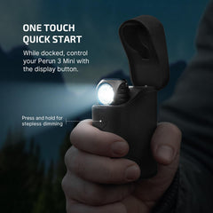 OLIGHT Perun 3 Mini USB-C charging for quick, universal compatibility.