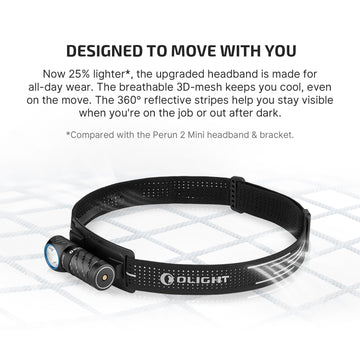 OLIGHT Perun 3 Mini white-light modes adapt to work, hiking, and climbing.