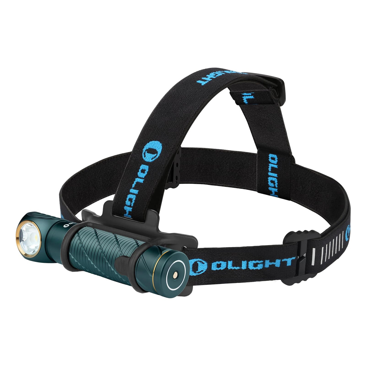 OLIGHT Perun 2 headlamp front view for hands-free illumination during night activities.