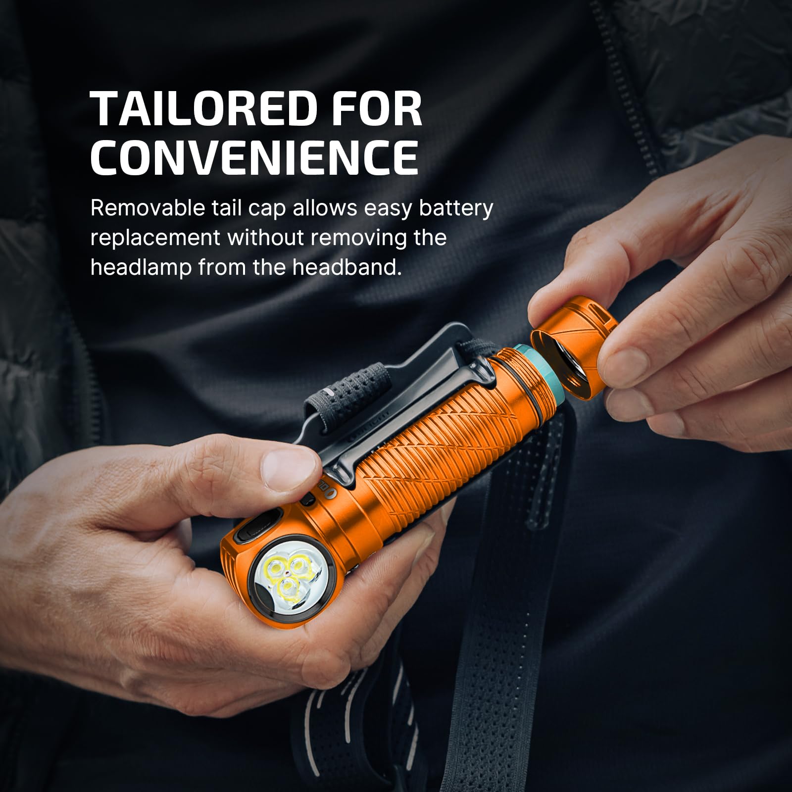 OLIGHT Perun 3 detachable-right-angle flashlight for versatile use