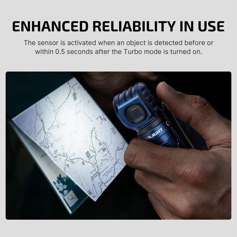 OLIGHT Perun 3 IP68 waterproof and dustproof for rugged conditions.