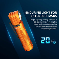 OLIGHT Perun 3 turbo-mode beam for rapid outdoor navigation